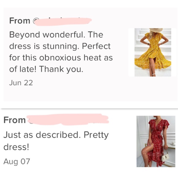 Boho Red Floral V neck Ruffle Hem Midi Dress Wrap Style Short Butterfly Sleeve - Picture 14 of 14